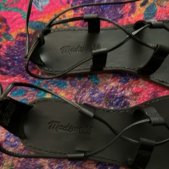 NWOT MADEWELL LACE UP SANDALS💗💗💗 - Picture 6 of 7